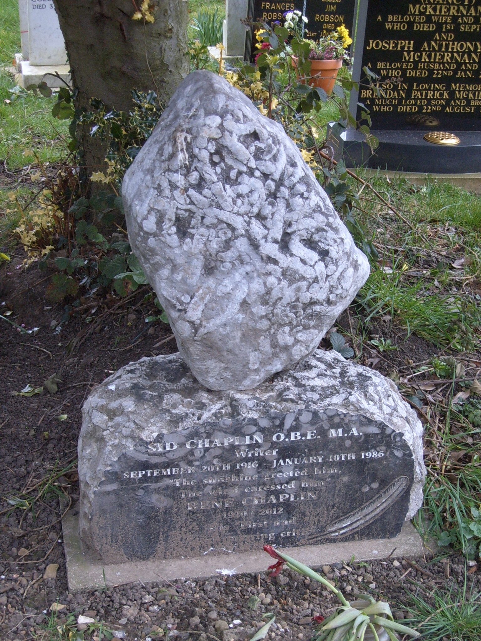 CHAPLIN Sid (1916 1986) Friends of Jesmond Old Cemetery
